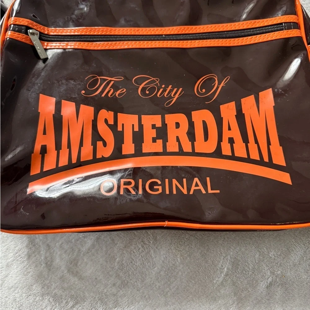 Robin Ruth Amsterdam Crossbody Bag - Brown & Orange